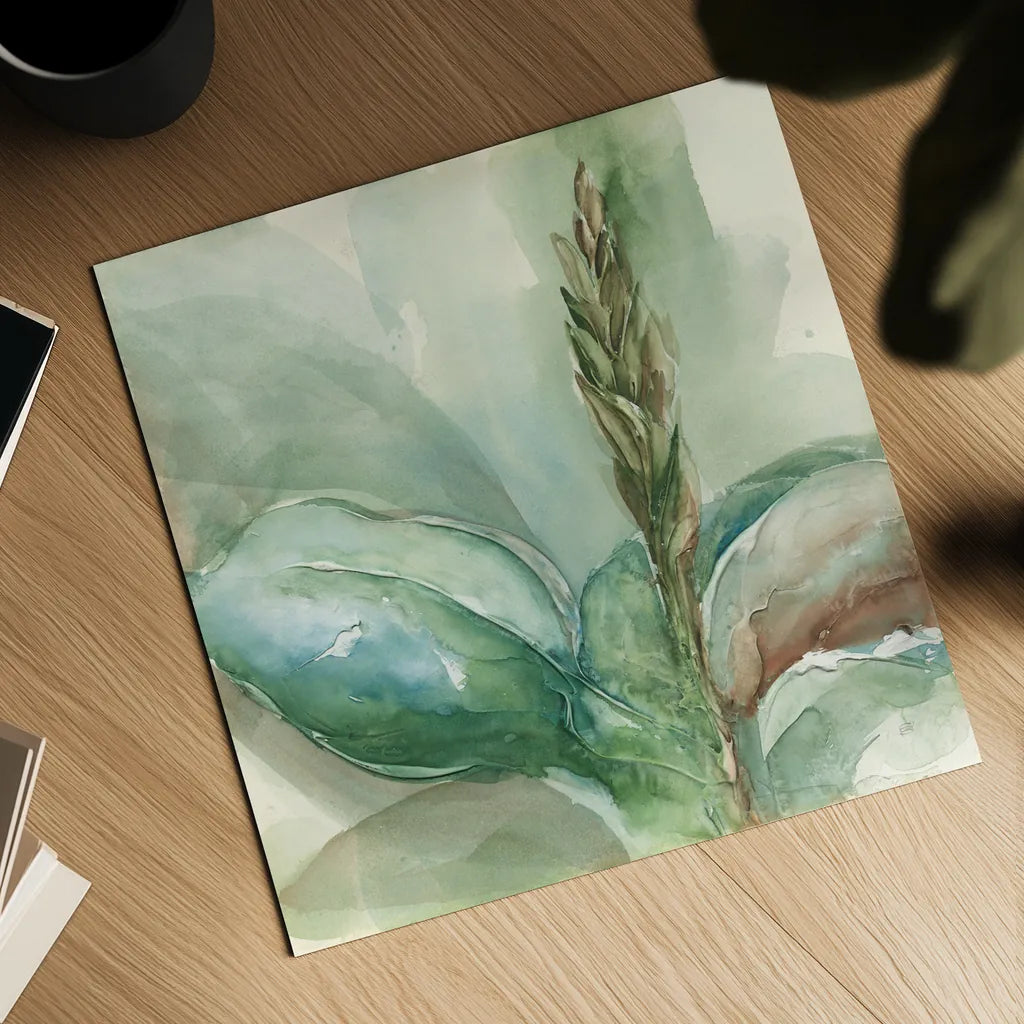 Exotic Flower I by Chris Paschke. Shown as a detailed flat fine art print, highlighting archival giclee quality. Available as an archival giclee rolled canvas, fine art paper, or poster print. SKU 48030a.