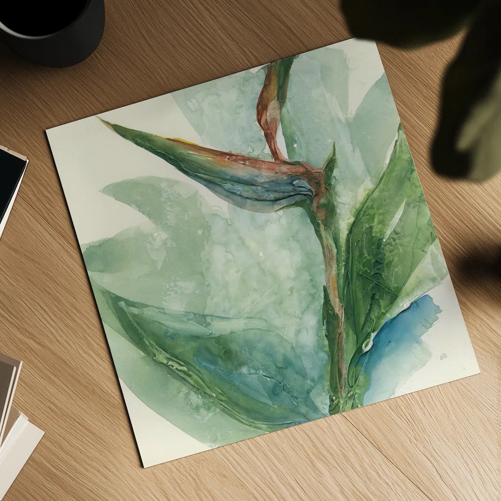 Exotic Flower III by Chris Paschke. Shown as a detailed flat fine art print, highlighting archival giclee quality. Available as an archival giclee rolled canvas, fine art paper, or poster print. SKU 48032a.