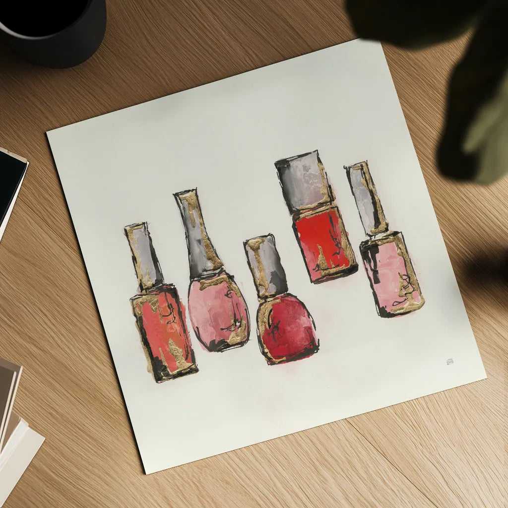 Fashion First I by Chris Paschke. Shown as a detailed flat fine art print, highlighting archival giclee quality. Available as an archival giclee rolled canvas, fine art paper, or poster print. SKU 49452a.