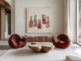 Fashion First I by Chris Paschke. Shown as extra-large giant wall art in a modern living room. Available as an archival giclee rolled canvas, fine art paper, or poster print. SKU 49452a.