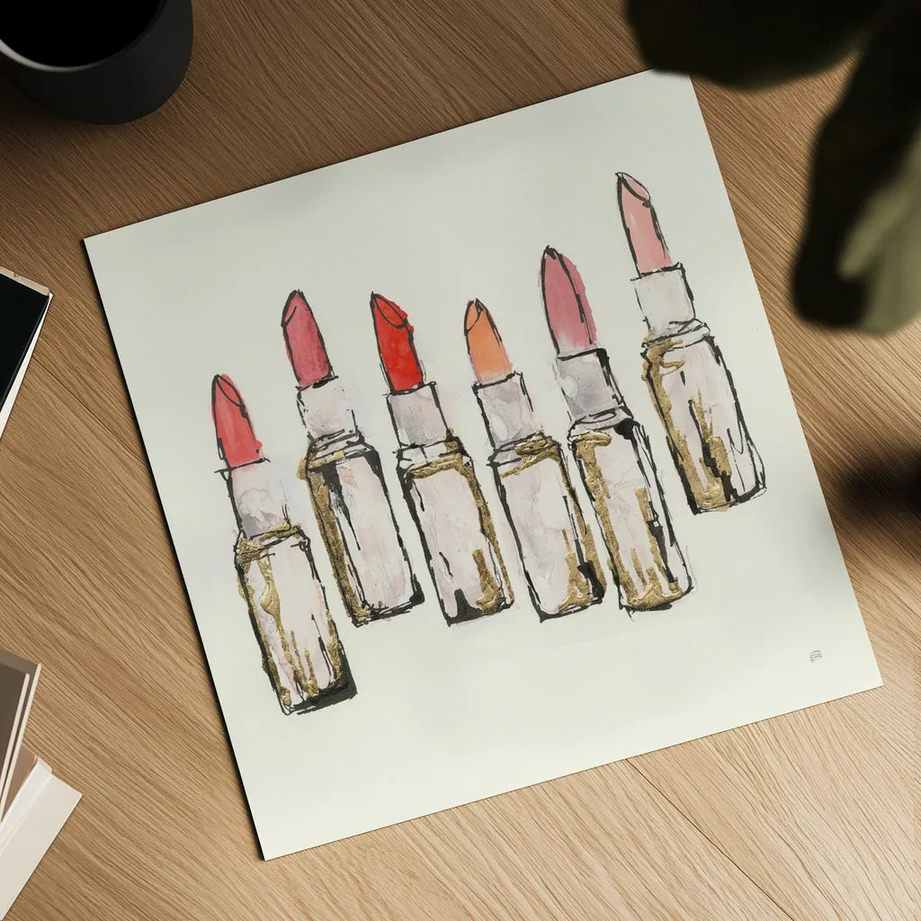 Fashion First II by Chris Paschke. Shown as a detailed flat fine art print, highlighting archival giclee quality. Available as an archival giclee rolled canvas, fine art paper, or poster print. SKU 49453a.