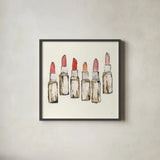 Fashion First II by Chris Paschke. Shown in a sleek black glass frame for a contemporary gallery look. Available as an archival giclee rolled canvas, fine art paper, or poster print. SKU 49453a.