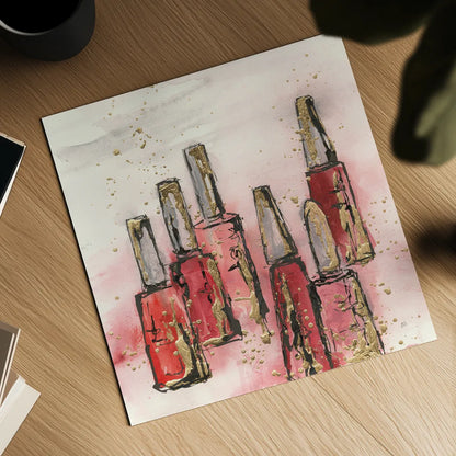 Fashion First V by Chris Paschke. Shown as a detailed flat fine art print, highlighting archival giclee quality. Available as an archival giclee rolled canvas, fine art paper, or poster print. SKU 49456a.