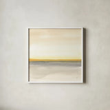 Flatland I by Chris Paschke. Shown in a crisp white glass frame for a clean and minimalist style. Available as an archival giclee rolled canvas, fine art paper, or poster print. SKU 67660a.