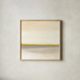 Flatland II by Chris Paschke. Shown in a natural wood glass frame for a timeless modern aesthetic. Available as an archival giclee rolled canvas, fine art paper, or poster print. SKU 67661a.