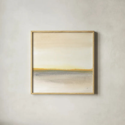 Flatland II by Chris Paschke. Shown in a natural wood glass frame for a timeless modern aesthetic. Available as an archival giclee rolled canvas, fine art paper, or poster print. SKU 67661a.