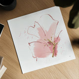 Floral Blossom II by Chris Paschke. Shown as a detailed flat fine art print, highlighting archival giclee quality. Available as an archival giclee rolled canvas, fine art paper, or poster print. SKU 82451a.