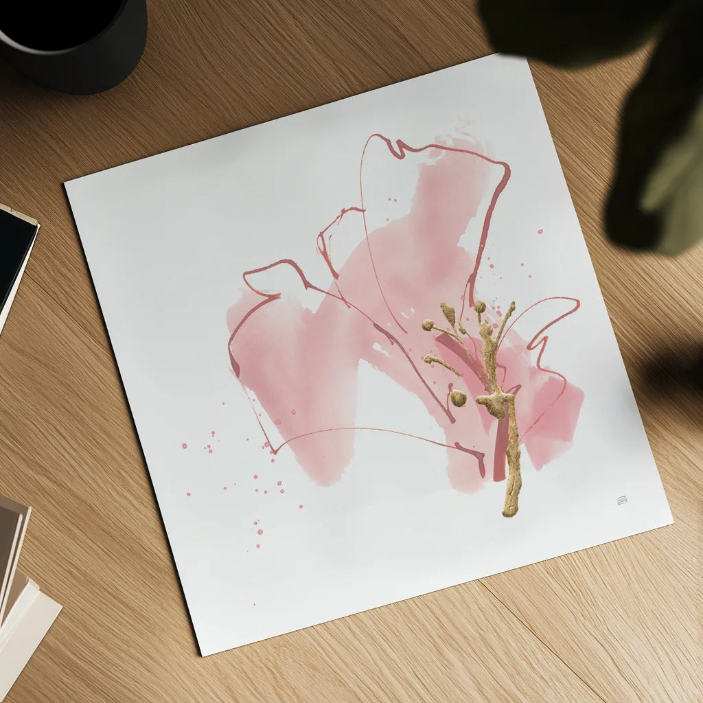 Floral Blossom III by Chris Paschke. Shown as a detailed flat fine art print, highlighting archival giclee quality. Available as an archival giclee rolled canvas, fine art paper, or poster print. SKU 82452a.