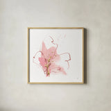 Floral Blossom IV by Chris Paschke. Shown in a natural wood glass frame for a timeless modern aesthetic. Available as an archival giclee rolled canvas, fine art paper, or poster print. SKU 82453a.