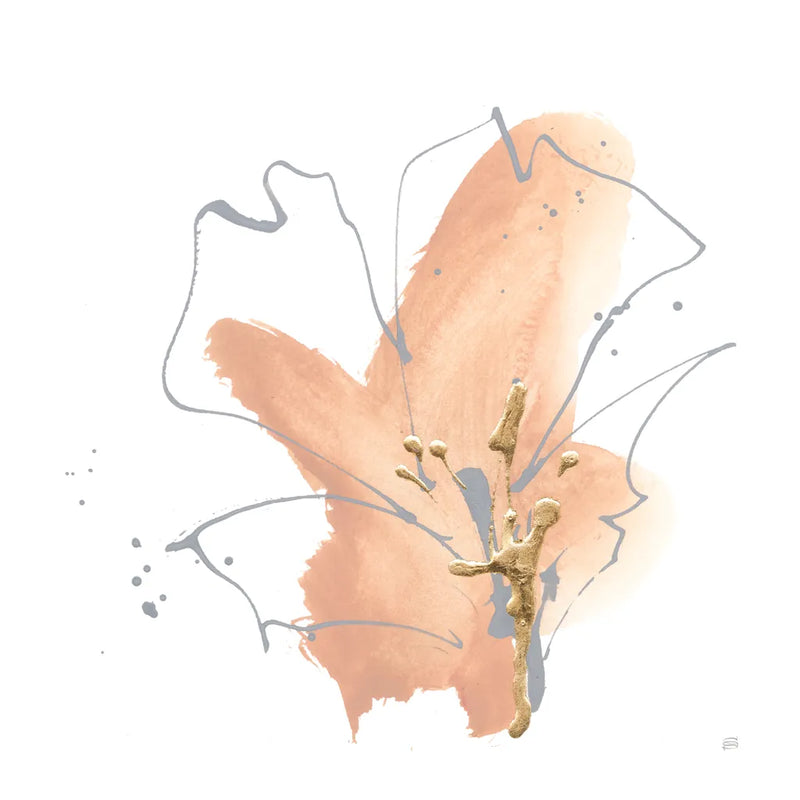 Floral Terracotta III by Chris Paschke. SKU 82456a. Archival Giclee Fine art print for wall decor.