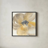 Flower Tones II by Chris Paschke. Shown in a sleek black glass frame for a contemporary gallery look. Available as an archival giclee rolled canvas, fine art paper, or poster print. SKU 33989a.