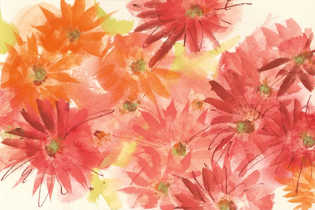 Flowers Afield II by Chris Paschke. SKU 50153i. Archival Giclee Fine art print for wall decor.