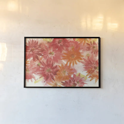 Flowers Afield III by Chris Paschke. shown as a paper print in a black flame. Available as a archival giclee rolled canvas, fine art paper, or poster print. SKU 50154i.