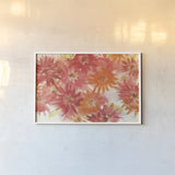 Flowers Afield III by Chris Paschke. shown as a paper print in a white frame. Available as a archival giclee rolled canvas, fine art paper, or poster print. SKU 50154i.