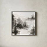 Free Flight III by Chris Paschke. Shown in a sleek black glass frame for a contemporary gallery look. Available as an archival giclee rolled canvas, fine art paper, or poster print. SKU 95452a.