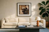 Freedom by Chris Paschke. Displayed in a glass frame with matte in a clean modern living room. Available as an archival giclee rolled canvas, fine art paper, or poster print. SKU 39166a.
