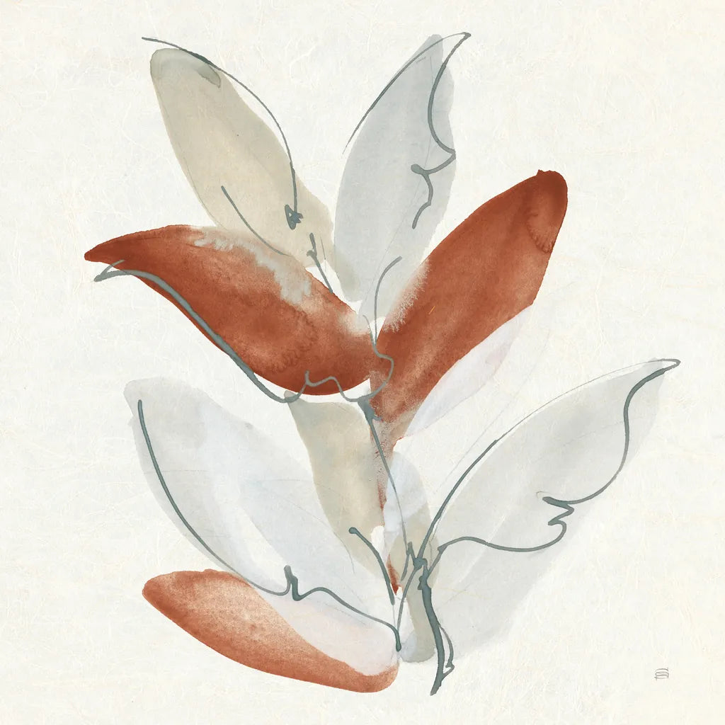 From the Forest II Rust by Chris Paschke. SKU 80492a. Archival Giclee Fine art print for wall decor.