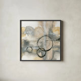 Full Circle II by Chris Paschke. Shown in a sleek black glass frame for a contemporary gallery look. Available as an archival giclee rolled canvas, fine art paper, or poster print. SKU 22561a.