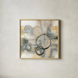 Full Circle II by Chris Paschke. Shown in a natural wood glass frame for a timeless modern aesthetic. Available as an archival giclee rolled canvas, fine art paper, or poster print. SKU 22561a.