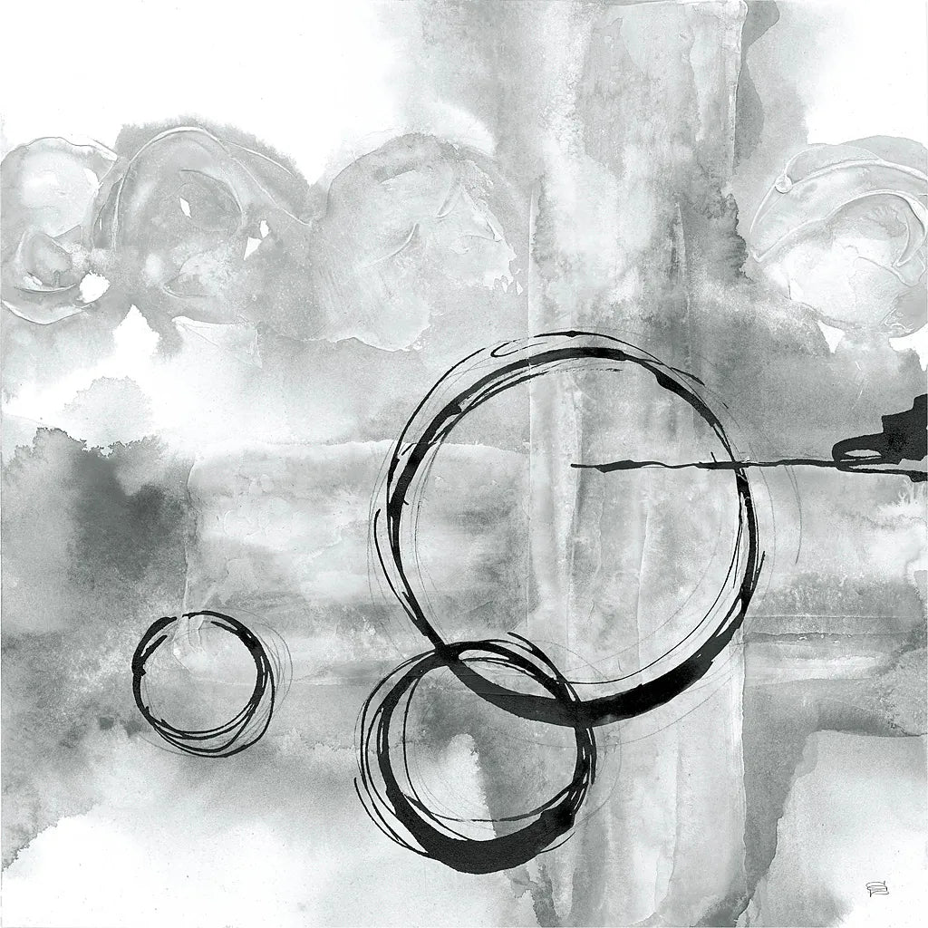 Full Circle II Gray by Chris Paschke. SKU 22779a. Archival Giclee Fine art print for wall decor.