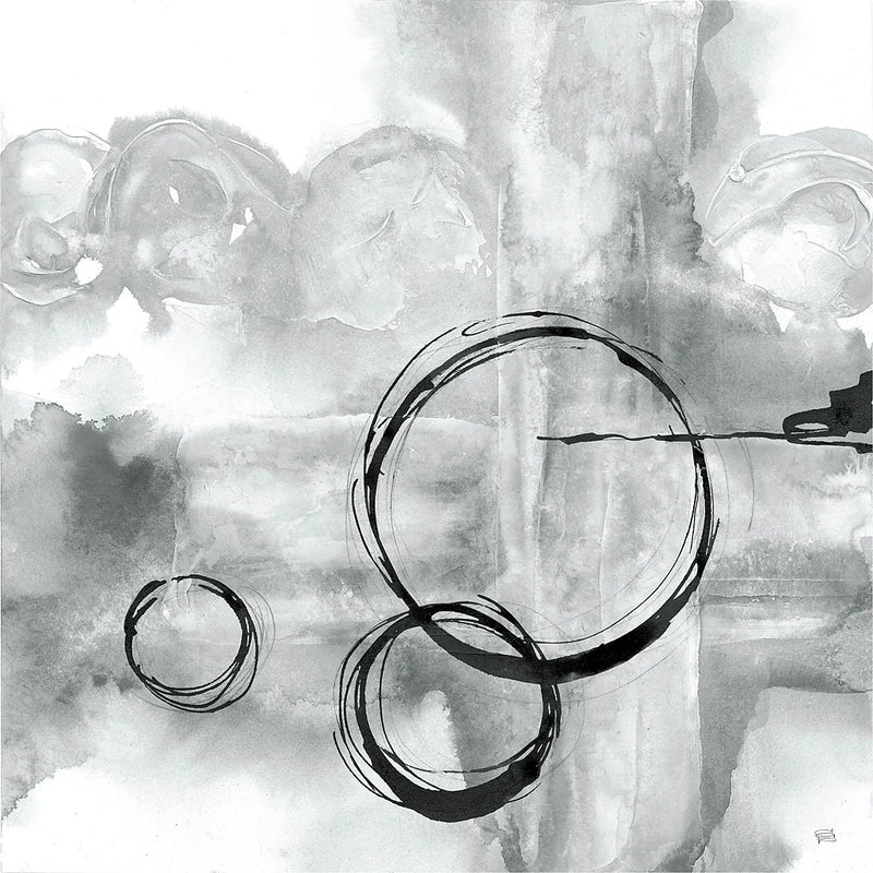 Full Circle II Gray by Chris Paschke. SKU 22779a. Archival Giclee Fine art print for wall decor.