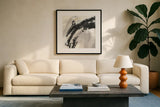 Galaxy I by Chris Paschke. Displayed in a glass frame with matte in a clean modern living room. Available as an archival giclee rolled canvas, fine art paper, or poster print. SKU 31735a.