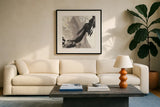 Galaxy II by Chris Paschke. Displayed in a glass frame with matte in a clean modern living room. Available as an archival giclee rolled canvas, fine art paper, or poster print. SKU 31736a.
