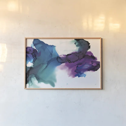 Gemstone by Chris Paschke. shown as a paper print in a natural frame. Available as a archival giclee rolled canvas, fine art paper, or poster print. SKU 65431i.