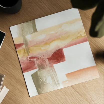 GeoScape I by Chris Paschke. Shown as a detailed flat fine art print, highlighting archival giclee quality. Available as an archival giclee rolled canvas, fine art paper, or poster print. SKU 39566a.