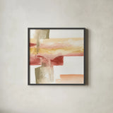 GeoScape I by Chris Paschke. Shown in a sleek black glass frame for a contemporary gallery look. Available as an archival giclee rolled canvas, fine art paper, or poster print. SKU 39566a.