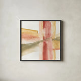 GeoScape II by Chris Paschke. Shown in a sleek black glass frame for a contemporary gallery look. Available as an archival giclee rolled canvas, fine art paper, or poster print. SKU 39567a.