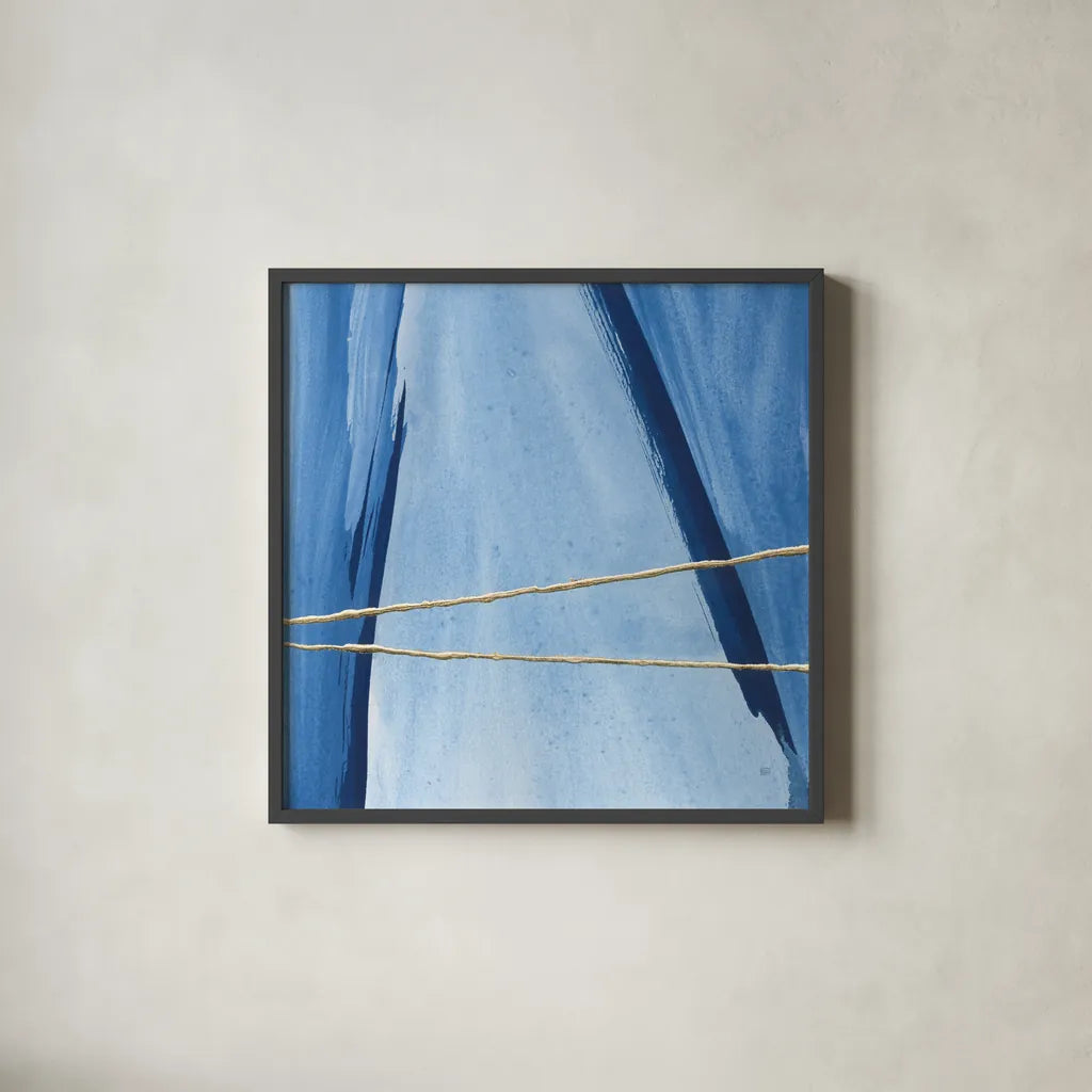 Geometrics IV by Chris Paschke. Shown in a sleek black glass frame for a contemporary gallery look. Available as an archival giclee rolled canvas, fine art paper, or poster print. SKU 68183a.