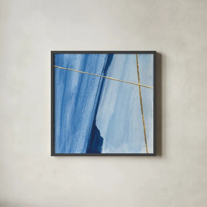 Geometrics V by Chris Paschke. Shown in a sleek black glass frame for a contemporary gallery look. Available as an archival giclee rolled canvas, fine art paper, or poster print. SKU 68184a.