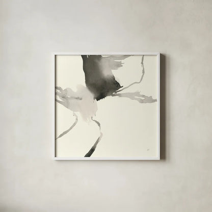 Gesture II by Chris Paschke. Shown in a crisp white glass frame for a clean and minimalist style. Available as an archival giclee rolled canvas, fine art paper, or poster print. SKU 44532a.