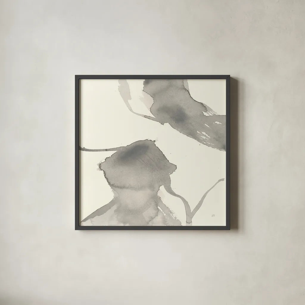 Gesture IV by Chris Paschke. Shown in a sleek black glass frame for a contemporary gallery look. Available as an archival giclee rolled canvas, fine art paper, or poster print. SKU 44534a.