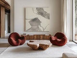 Gesture IV by Chris Paschke. Shown as extra-large giant wall art in a modern living room. Available as an archival giclee rolled canvas, fine art paper, or poster print. SKU 44534a.