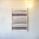 Gilded Amethyst I by Chris Paschke. shown as a paper print in a white frame. Available as a archival giclee rolled canvas, fine art paper, or poster print. SKU 26748h.