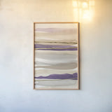Gilded Amethyst II by Chris Paschke. shown as a paper print in a natural frame. Available as a archival giclee rolled canvas, fine art paper, or poster print. SKU 26749h.