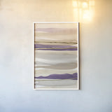 Gilded Amethyst II by Chris Paschke. shown as a paper print in a white frame. Available as a archival giclee rolled canvas, fine art paper, or poster print. SKU 26749h.