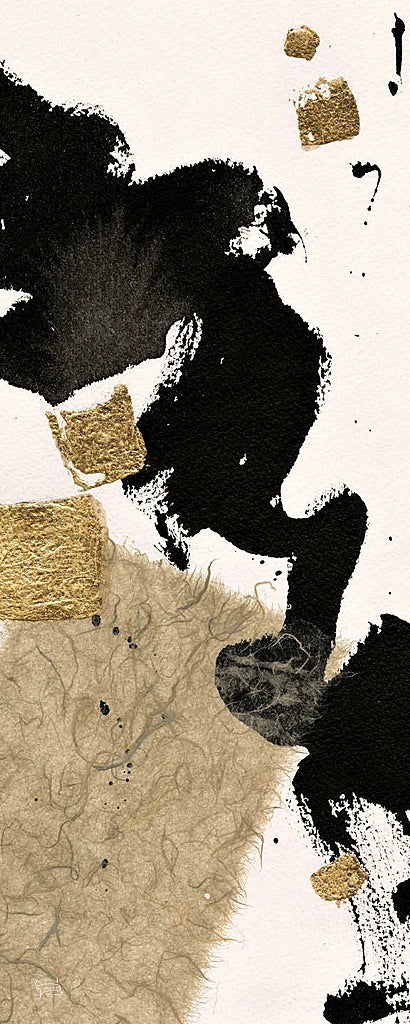 Gilded Collage I on White by Chris Paschke