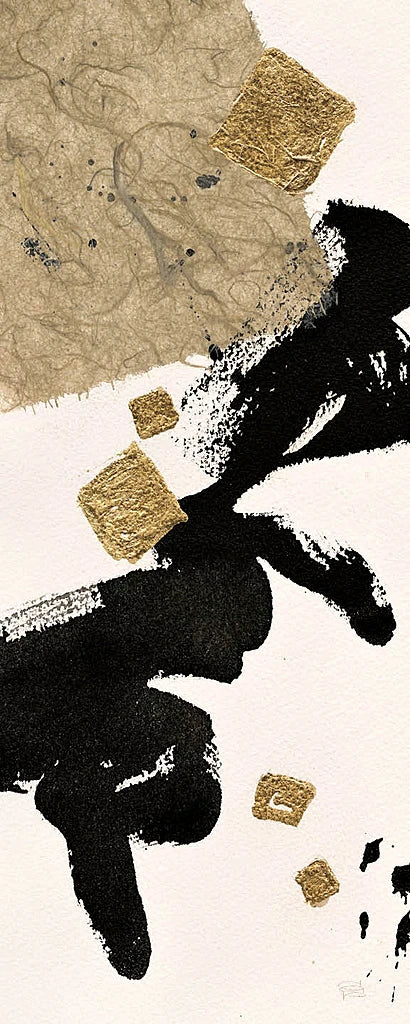 Gilded Collage I on White by Chris Paschke