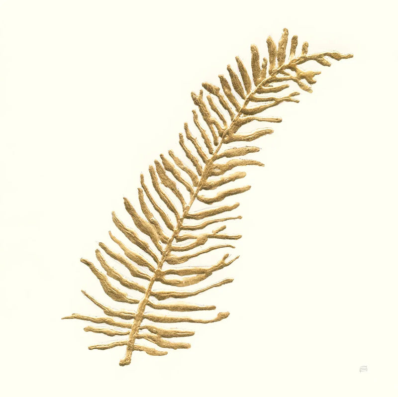 Gilded Fern I by Chris Paschke. SKU 57195a. Archival Giclee Fine art print for wall decor.