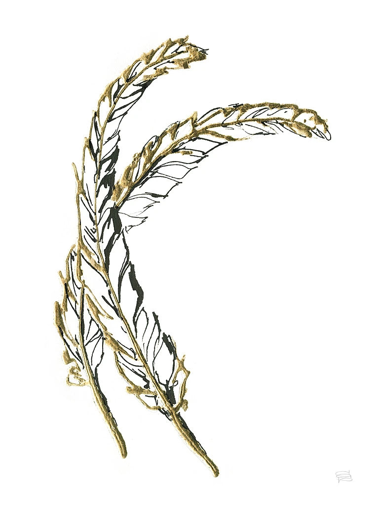 Gilded Hackles Feather by Chris Paschke