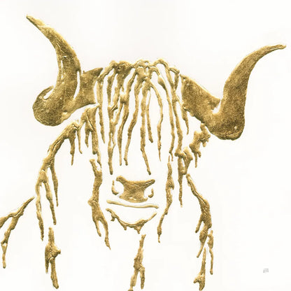 Gilded Highlander II by Chris Paschke. SKU 53316a. Archival Giclee Fine art print for wall decor.