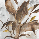 Gilded Leaf Collage v2 I by Chris Paschke. SKU 97047a. Archival Giclee Fine art print for wall decor.