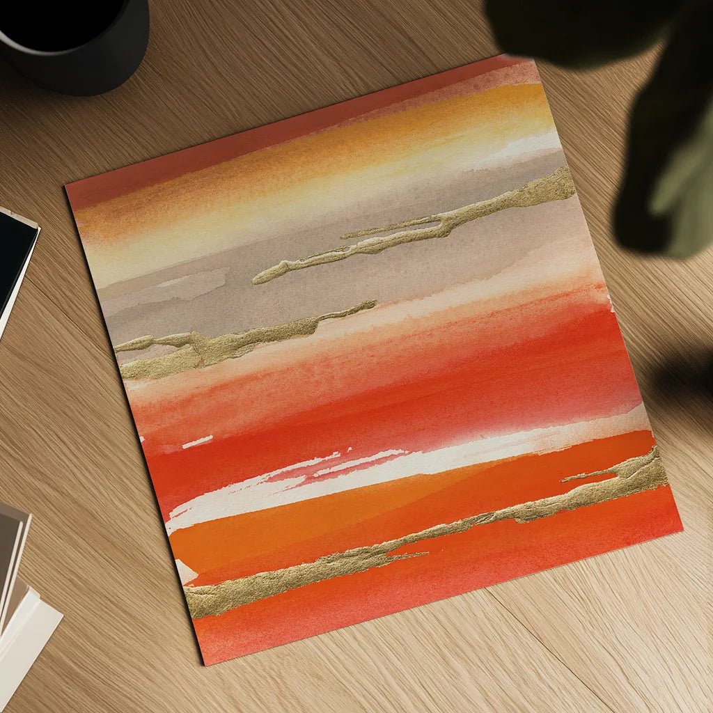 Gilded Mandarin III by Chris Paschke. Shown as a detailed flat fine art print, highlighting archival giclee quality. Available as an archival giclee rolled canvas, fine art paper, or poster print. SKU 26335a.