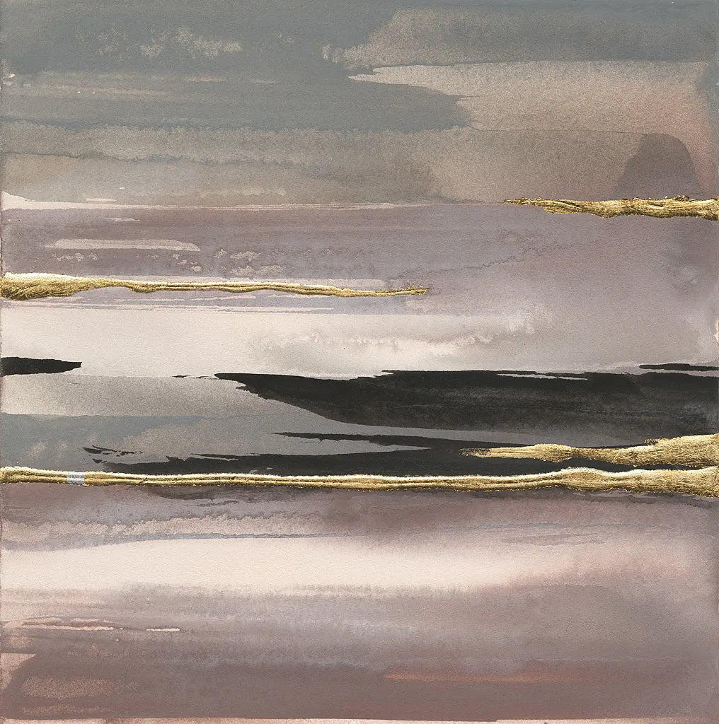 Gilded Morning Fog II by Chris Paschke. SKU 26745a. Archival Giclee Fine art print for wall decor.