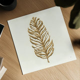 Gilded Palm IV by Chris Paschke. Shown as a detailed flat fine art print, highlighting archival giclee quality. Available as an archival giclee rolled canvas, fine art paper, or poster print. SKU 57202a.