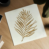 Gilded Palm V by Chris Paschke. Shown as a detailed flat fine art print, highlighting archival giclee quality. Available as an archival giclee rolled canvas, fine art paper, or poster print. SKU 57203a.