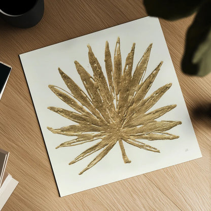 Gilded Palm VIII by Chris Paschke. Shown as a detailed flat fine art print, highlighting archival giclee quality. Available as an archival giclee rolled canvas, fine art paper, or poster print. SKU 57206a.